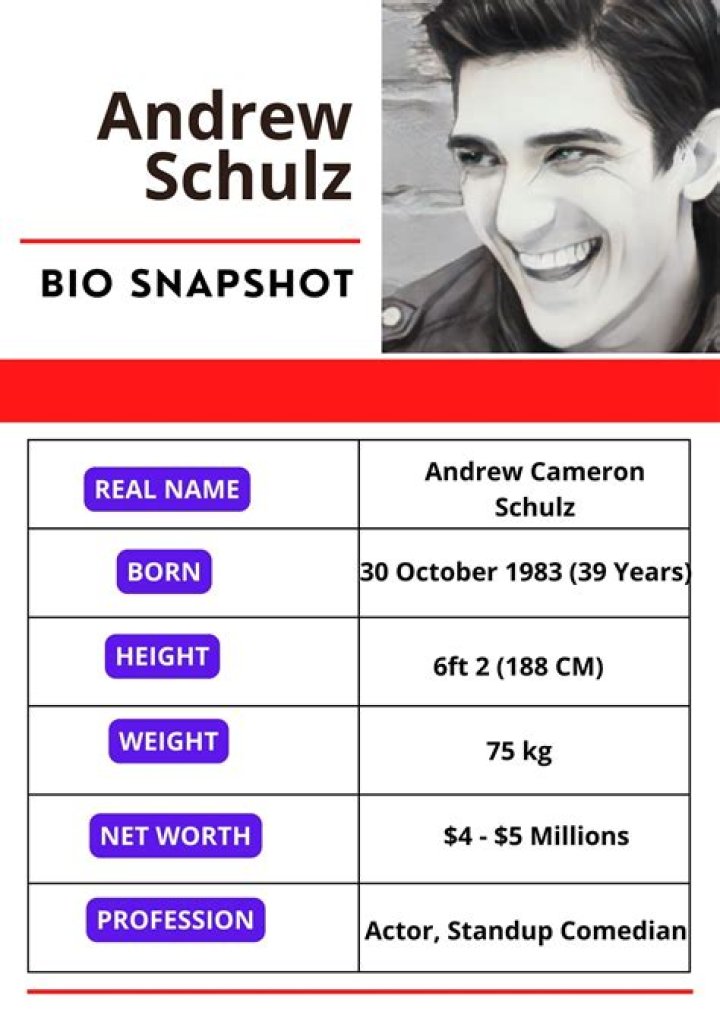Andrew Schulz - Age, Family, Bio