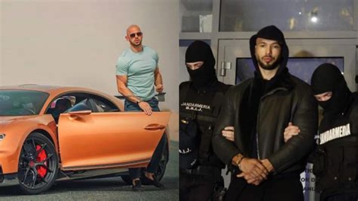 “Andrew Tate’s car collection has been seized by Romanian authorities” links