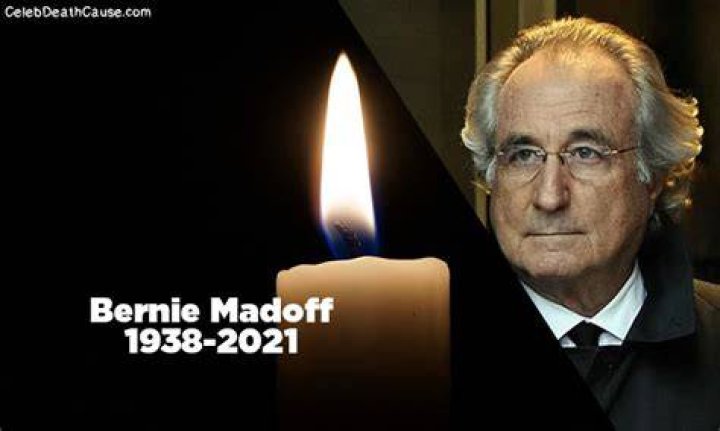 
Bernie Madoff Cause of Death, How did Bernie Madoff Die? 