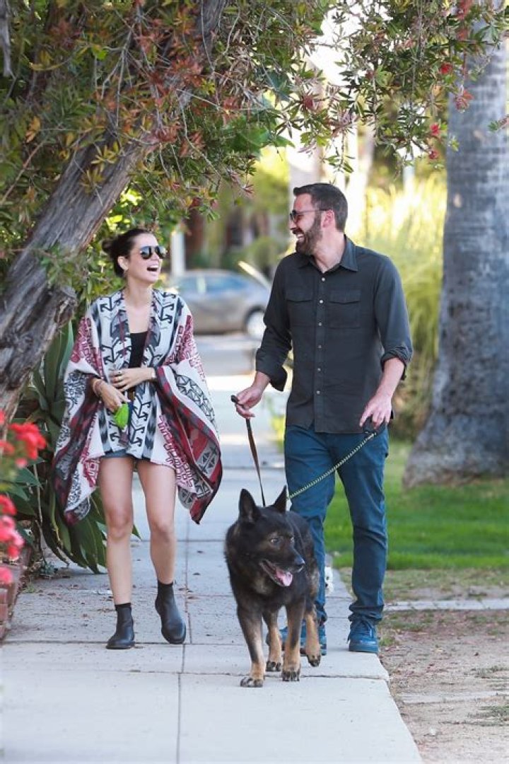 bitchy | Ben Affleck and Ana de Armas take their dogs out for an evening stroll
