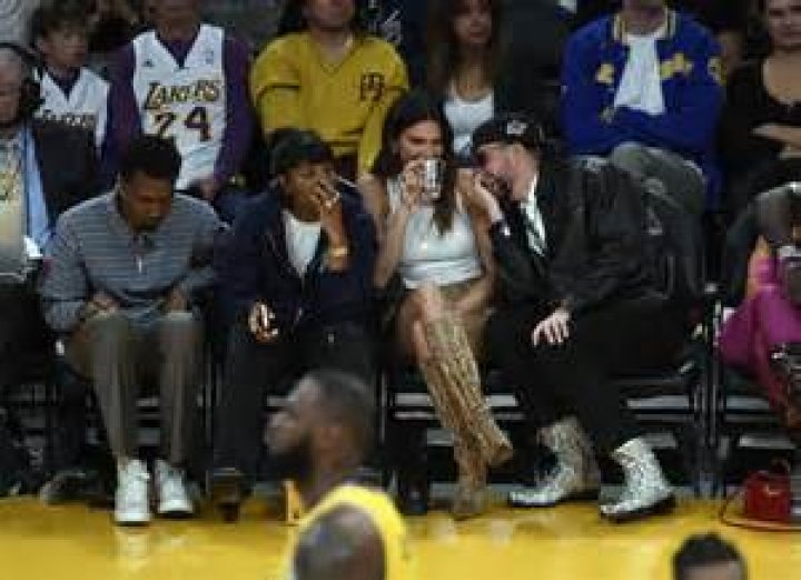 bitchy | Kendall Jenner and Bad Bunny’s Courtside Laughter Goes Viral During Lakers Semi-Finals Game with Pal Taco!