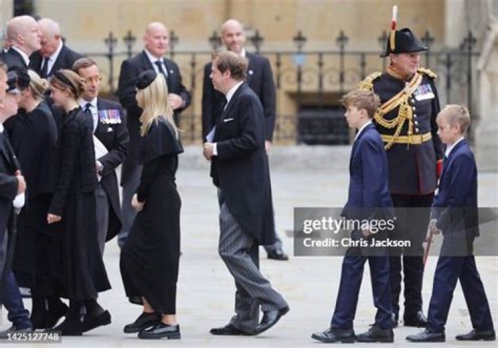 bitchy | Tom and Freddy Parker Bowles at The State Funeral of Her Late Majesty Queen Elizabeth II