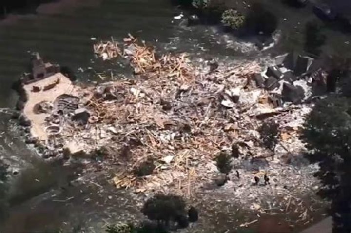 Caleb Farley house explosion video
