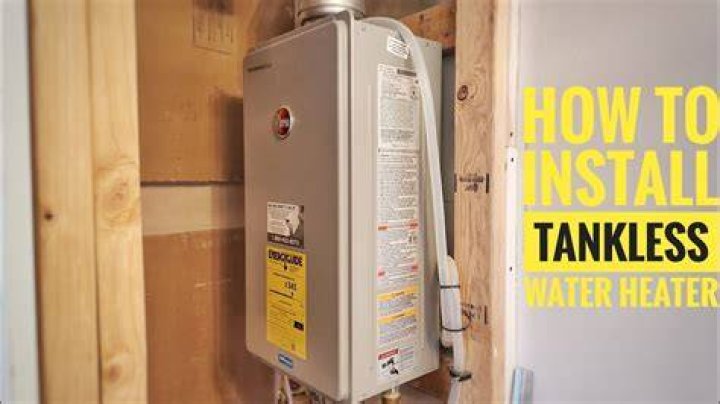 Can you put a tankless water heater in a closet?