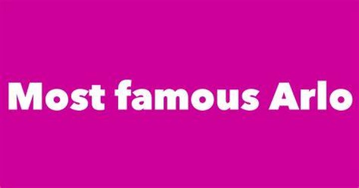 Celebrities named Arlo