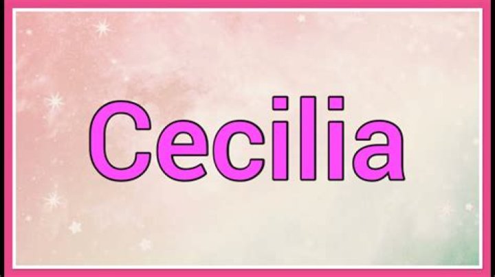 Celebrities named Cecilia