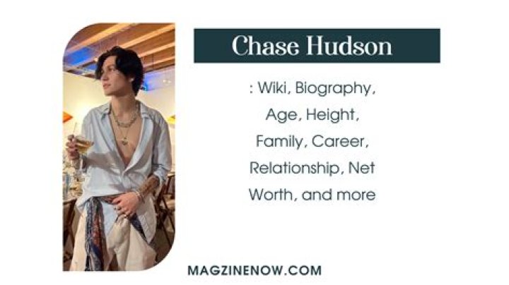 Chase Hudson Bio (Wiki) 