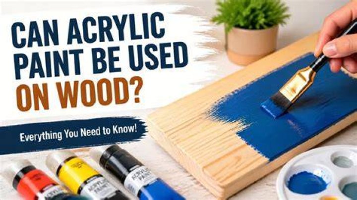 Does finger paint work on wood?