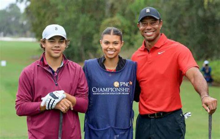 Does Tiger Woods have a nine year old son, or is the mom lying?