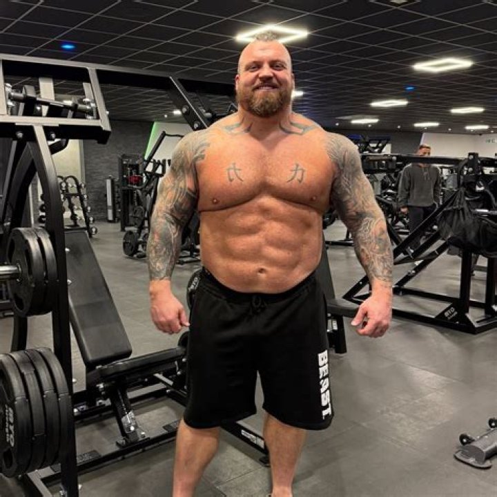 Eddie Hall height and weight