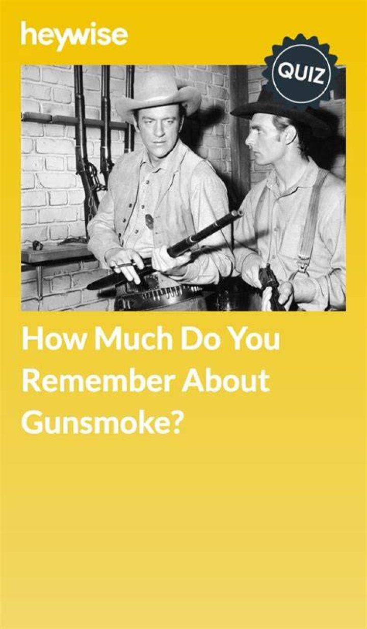 Gunsmoke - Cast, Ages, Trivia