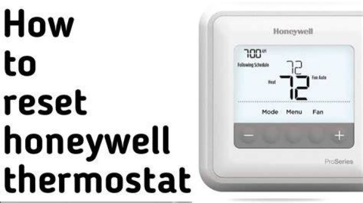 How do I reset my vivint smart thermostat?