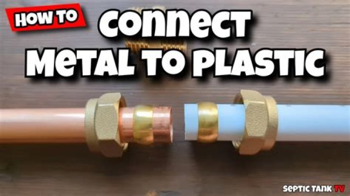 How do you connect PVC to brass?