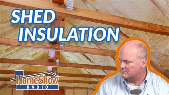 How do you insulate a tin shed?