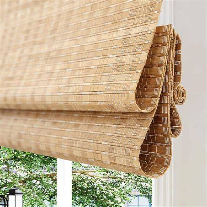 How do you make privacy line for bamboo shades?