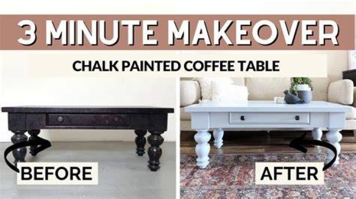 How do you paint a coffee table black?
