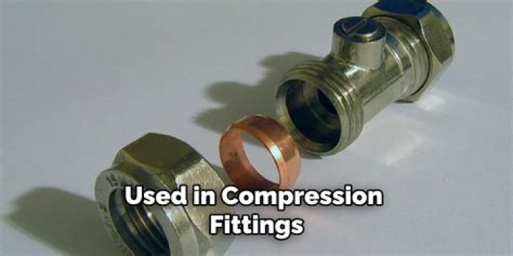 How do you remove a compression valve from a copper pipe?