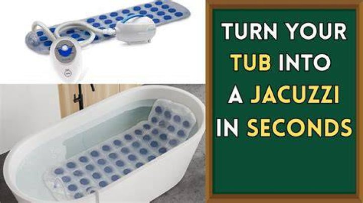 How do you turn a regular tub into a Jacuzzi?