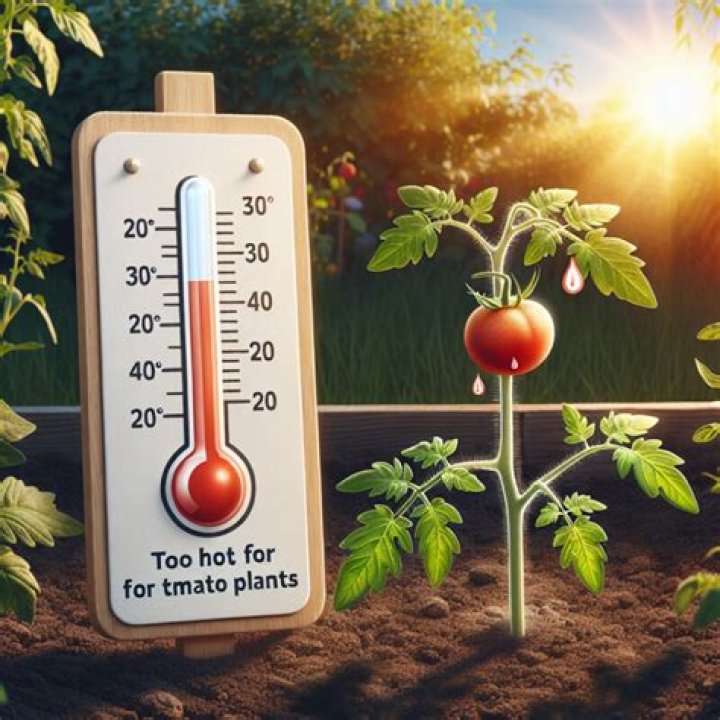 How hot is too hot for tomato plant?