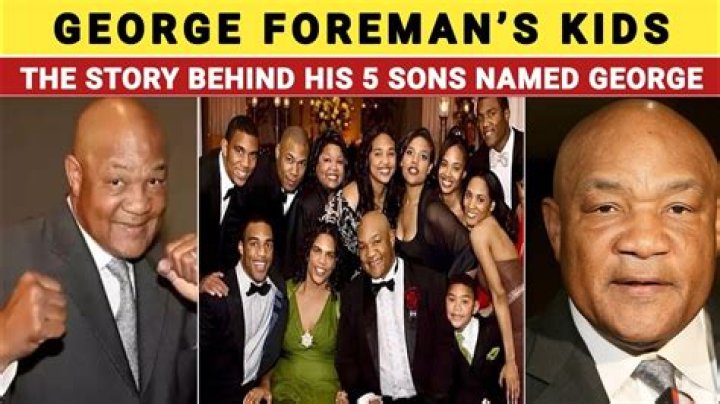 How Many Baby Mamas Did George Foreman Have?