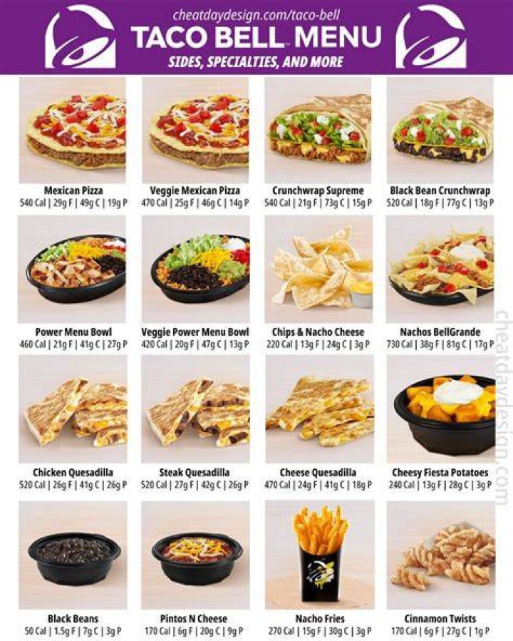 How many calories are in a chicken roll up from Taco Bell?