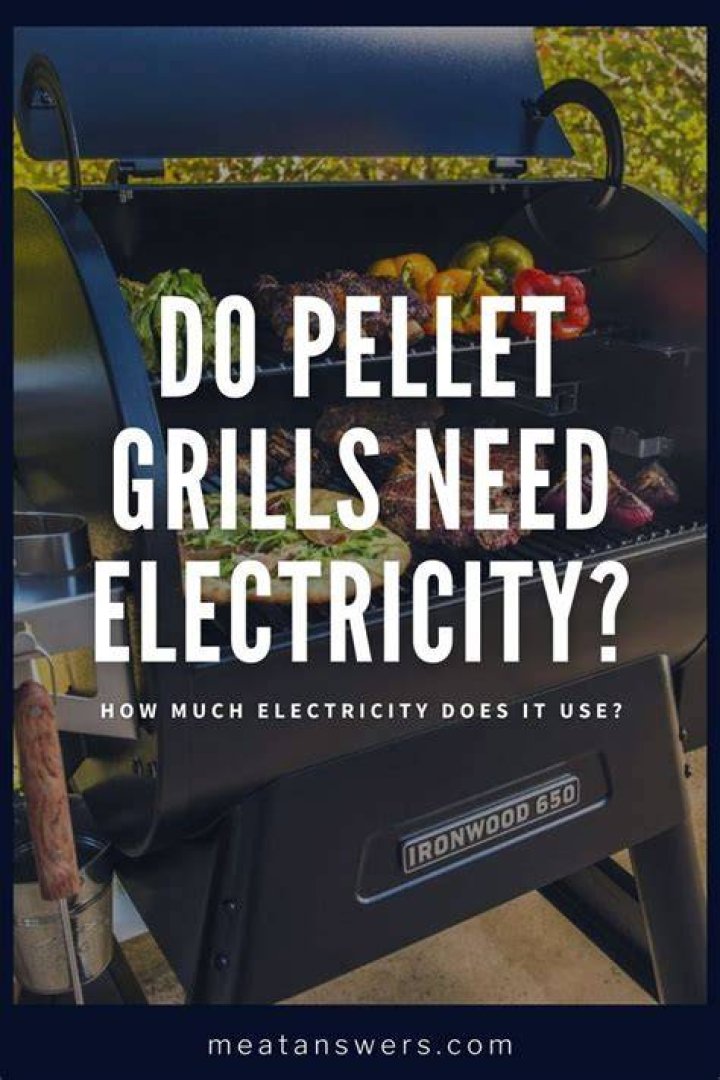 How much power does a pellet stove use?