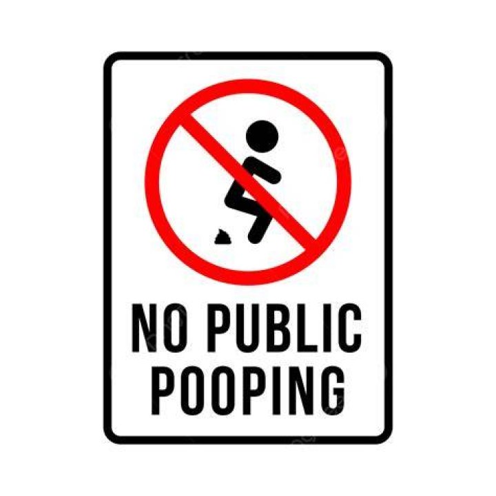 Is it a crime to poop in public?