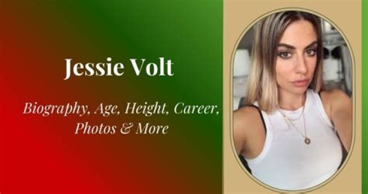 Jessie Volt Bio (Wiki) 
