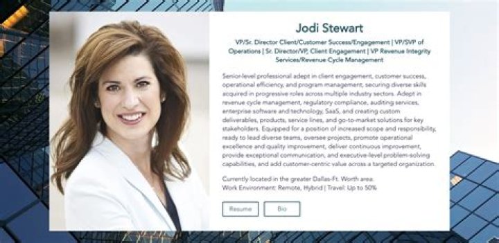 Jodi Stewart Bio (Wiki) 