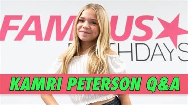 Kamri Peterson - Age, Family, Bio