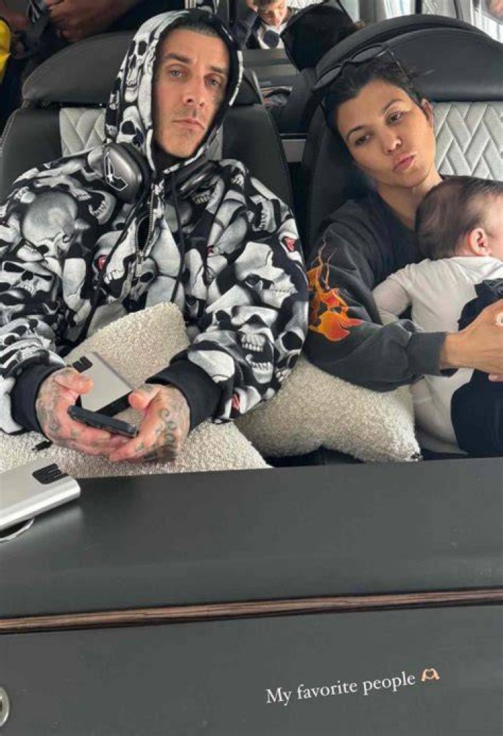Kourtney Kardashian & Travis Barker post pics from trip where ‘we made baby Rocky’