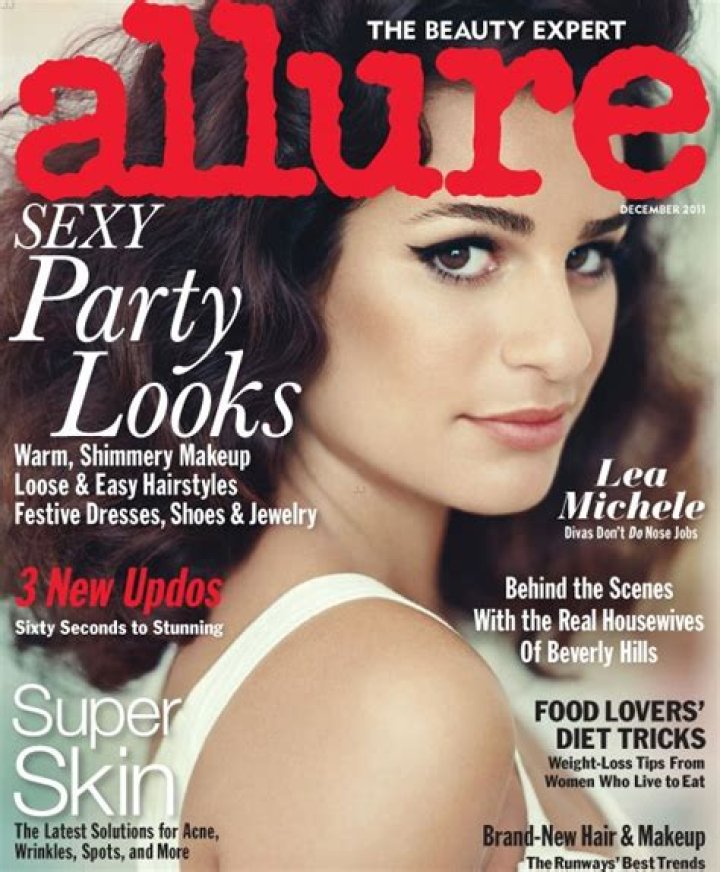 Lea Michele covers Allure, dismisses eating disorder and diva rumors