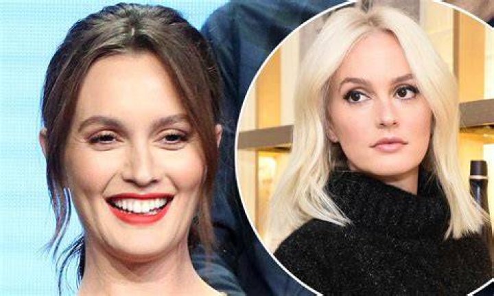 Leighton Meester went platinum blonde and looks much different now
