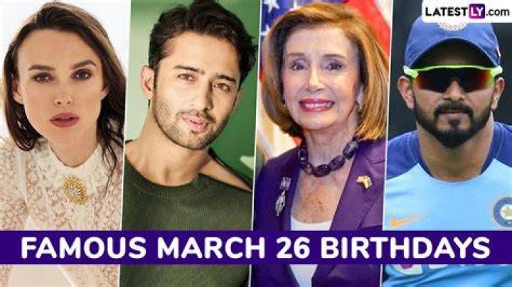 March 26 Birthdays | Famous Birthdays