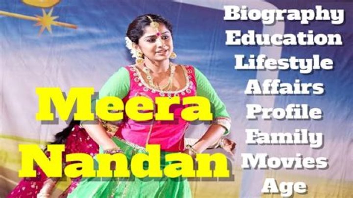 Meera Nandan - Age, Family, Bio