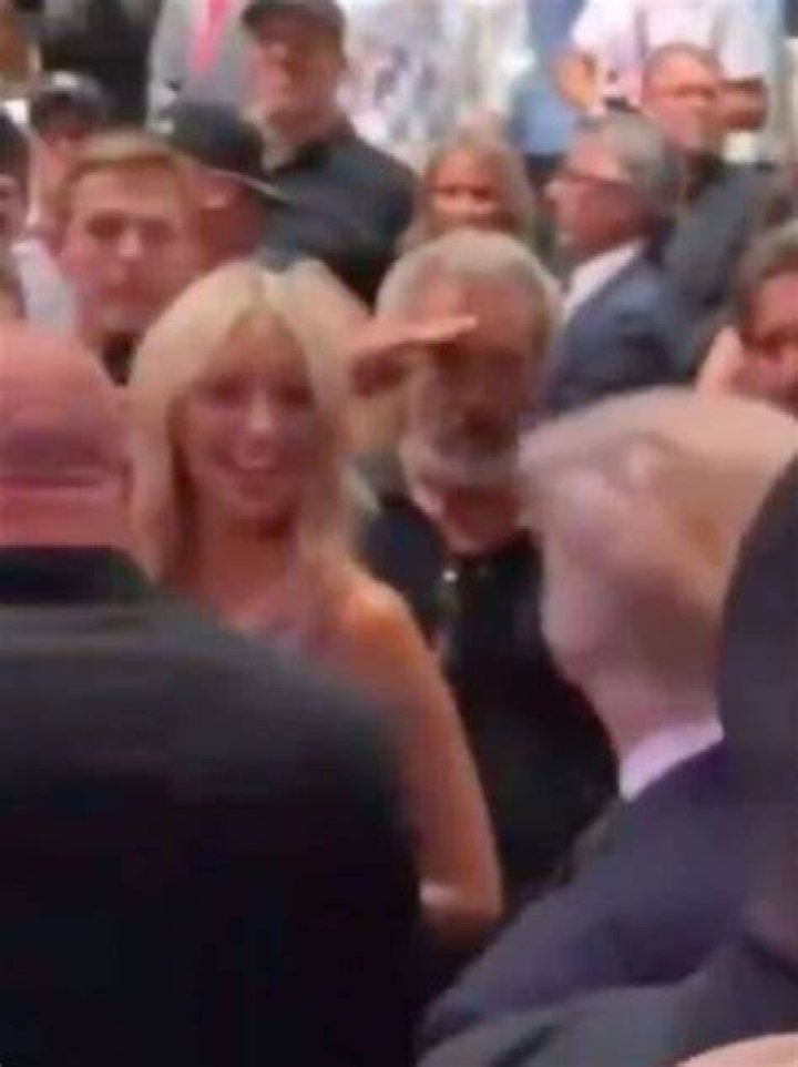 	Mel Gibson saluted Donald Trump at the UFC fight over the weekend	