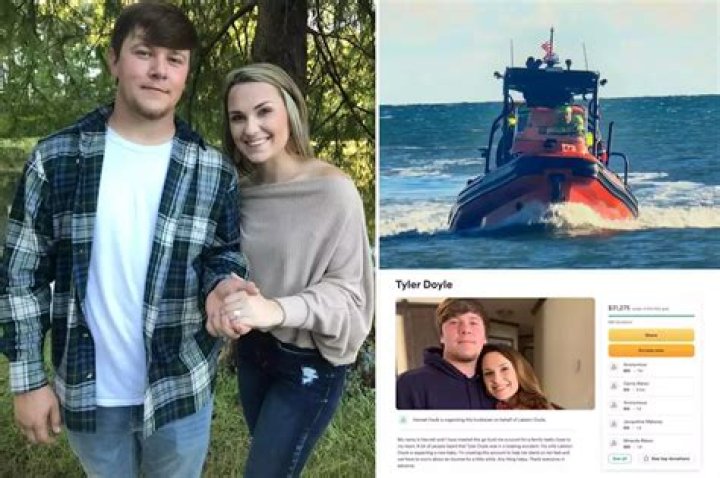 Missing boater Tyler Doyle’s pregnant wife begs GoFundMe to stop donations amid ongoing rumors