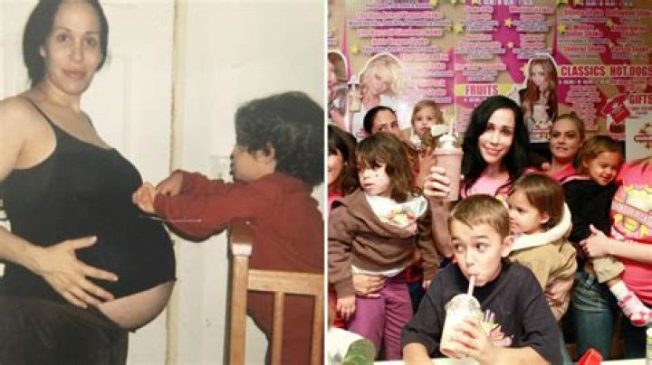 Nadya Suleman before plastic surgery; gets food stamps, child disability
