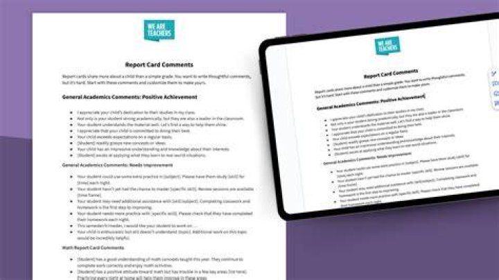 New comments format