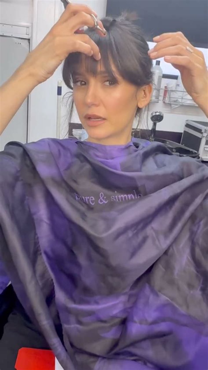Nina Dobrev on having bangs: ‘It definitely is a lot more work’