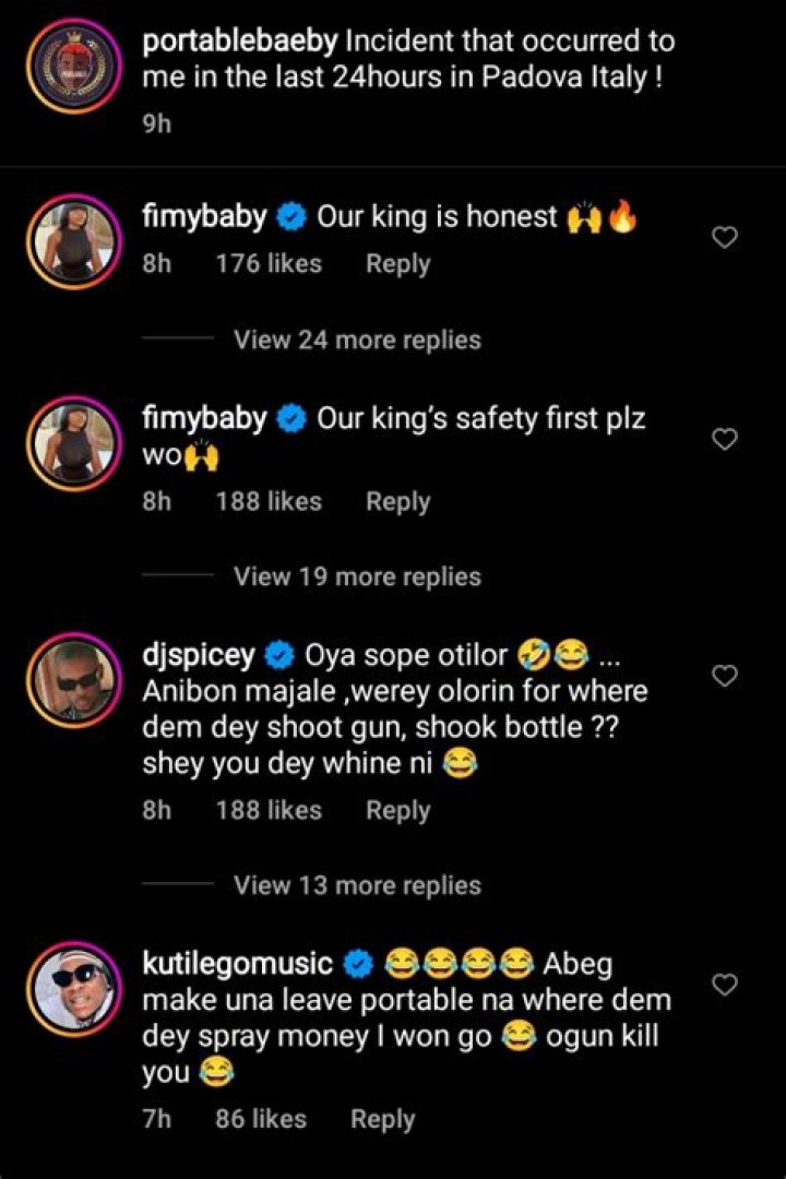 
“Ogun kill u, make I go where dem dey shoot gun?”- Fear grips Portable as he accuses promoter of negligence 