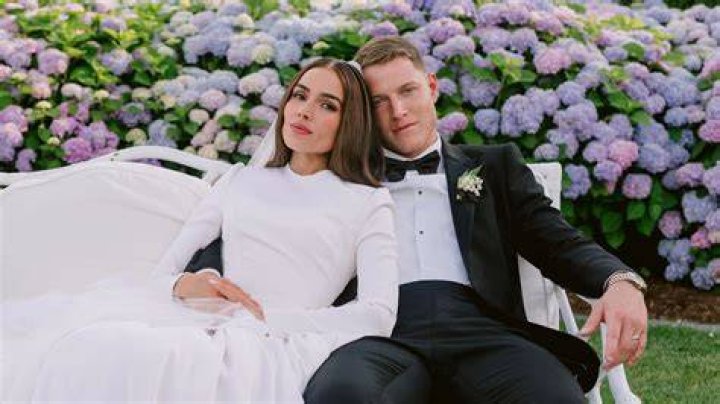 Olivia Culpo got engaged to Christian McCaffrey & her ring is lovely