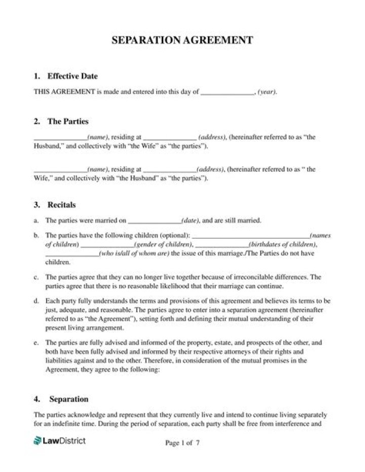 Separation from Husband and Relationship with Mother