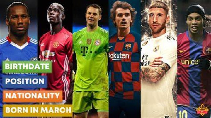 Soccer Players Born March 25