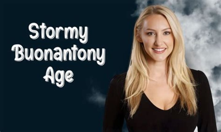 Stormy Buonantony Wikipedia Age, Husband And Family