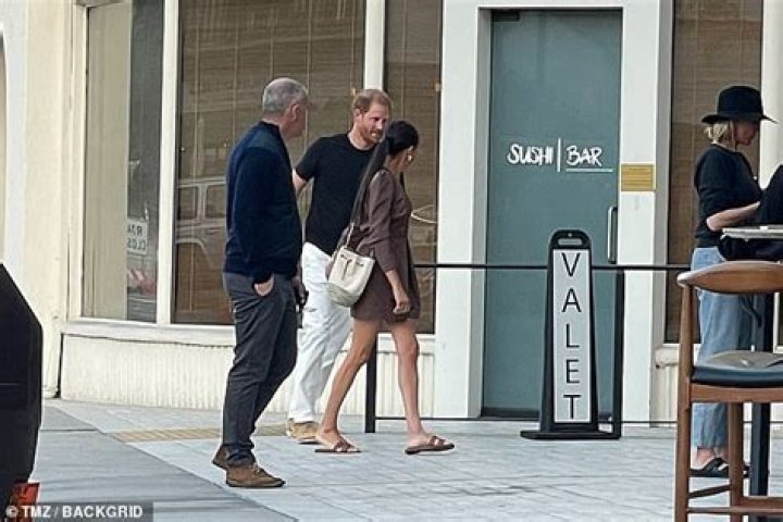 The Duke & Duchess of Sussex went out to Sushi Bar in Montecito on Friday