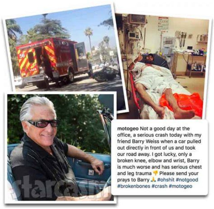 The star of Storage Wars Barry Weiss is hospitalized in ICU after a major motor accident!