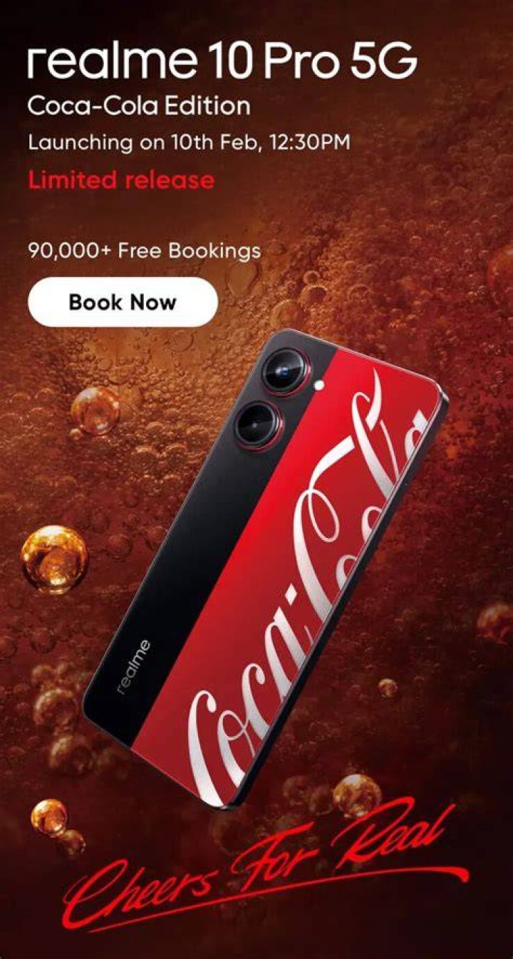 
Together With Realme, Coca-Cola Might Release a Smartphone as Soon as March 