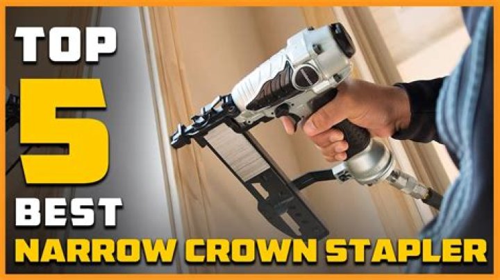 What are narrow crown staples used for?