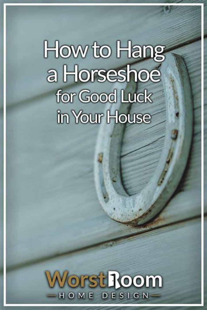 What does a horseshoe over the door mean?